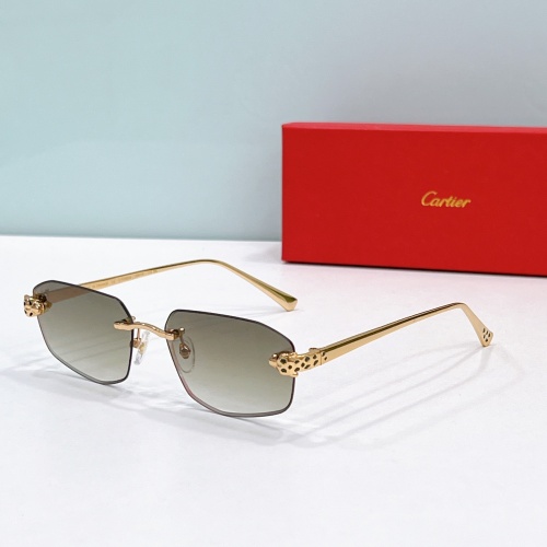 Wholesale Cartier AAA Quality Sunglassess #1236559 $60.00 USD, Wholesale Quality Replica Cartier AAA Quality Sunglassess