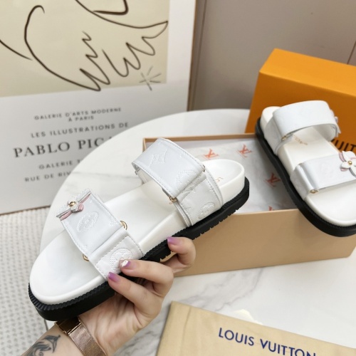 Replica Louis Vuitton Slippers For Women #1236570 $82.00 USD for Wholesale