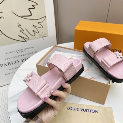 Replica Louis Vuitton Slippers For Women #1236571 $82.00 USD for Wholesale