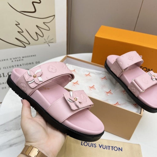 Replica Louis Vuitton Slippers For Women #1236571 $82.00 USD for Wholesale