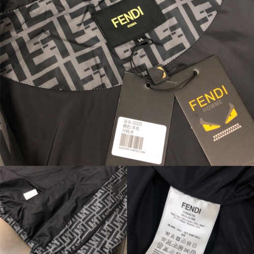 Replica Fendi Jackets Long Sleeved For Men #1236590 $85.00 USD for Wholesale