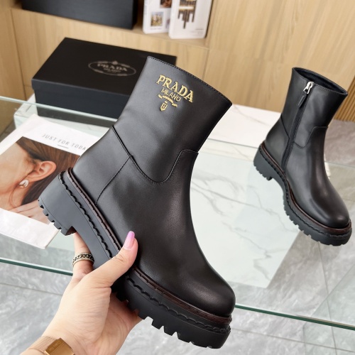 Replica Prada Boots For Women #1236646 $108.00 USD for Wholesale