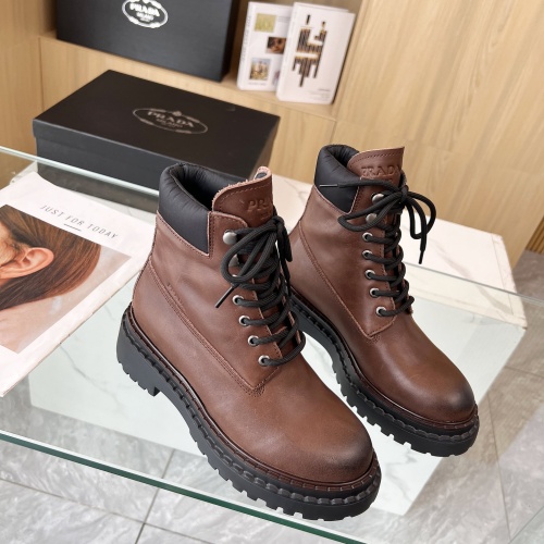 Wholesale Prada Boots For Women #1236655 $112.00 USD, Wholesale Quality Replica Prada Boots