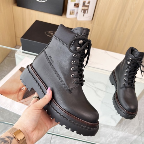 Replica Prada Boots For Women #1236657 $112.00 USD for Wholesale