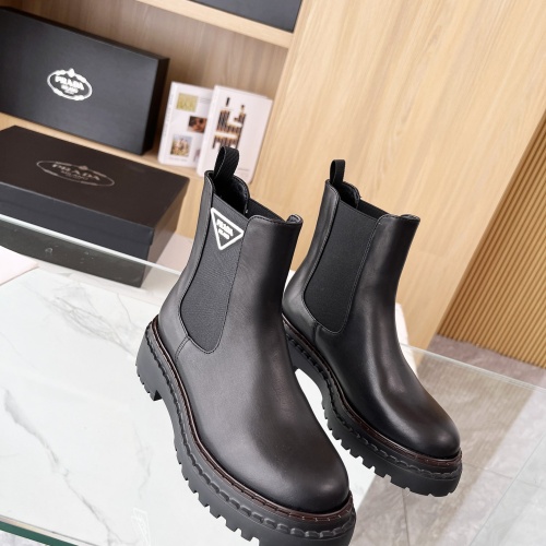 Wholesale Prada Boots For Women #1236664 $115.00 USD, Wholesale Quality Replica Prada Boots