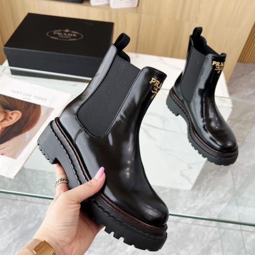 Replica Prada Boots For Women #1236666 $115.00 USD for Wholesale