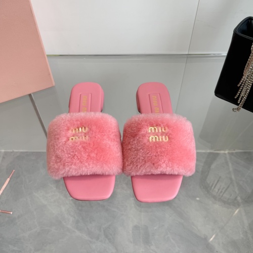 Wholesale MIU MIU Slippers For Women #1236678 $96.00 USD, Wholesale Quality Replica MIU MIU Slippers