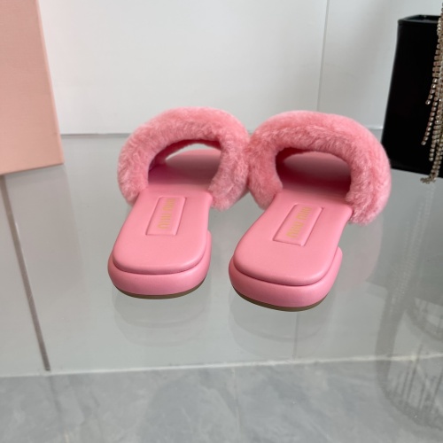 Replica MIU MIU Slippers For Women #1236678 $96.00 USD for Wholesale