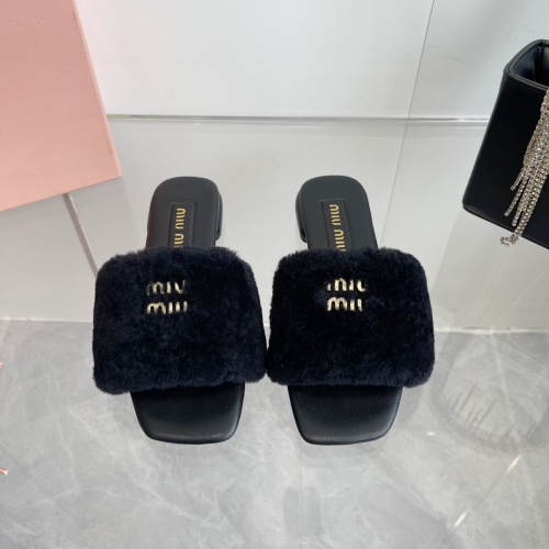 Wholesale MIU MIU Slippers For Women #1236679 $96.00 USD, Wholesale Quality Replica MIU MIU Slippers