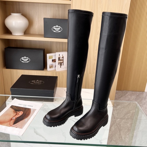 Wholesale Prada Boots For Women #1236691 $125.00 USD, Wholesale Quality Replica Prada Boots