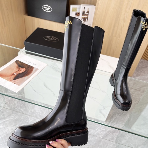 Replica Prada Boots For Women #1236701 $150.00 USD for Wholesale