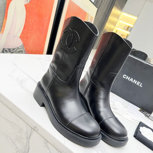 Wholesale Chanel Boots For Women #1236702 $108.00 USD, Wholesale Quality Replica Chanel Boots