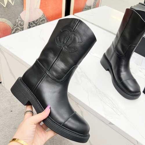 Replica Chanel Boots For Women #1236702 $108.00 USD for Wholesale