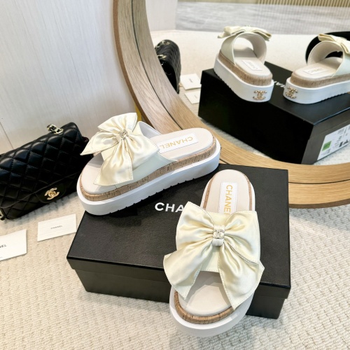 Replica Chanel Slippers For Women #1236715 $102.00 USD for Wholesale