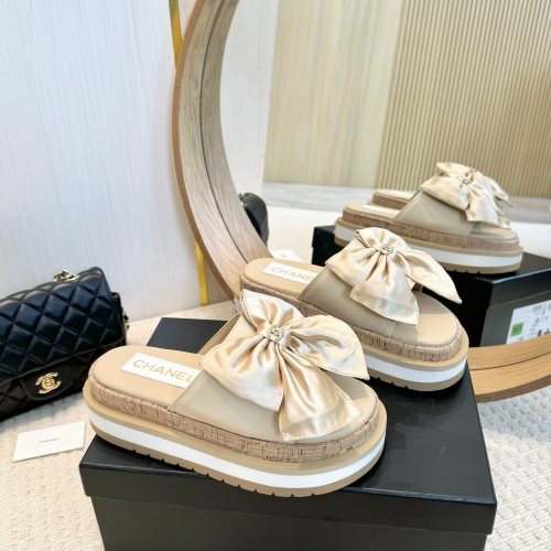 Replica Chanel Slippers For Women #1236716 $102.00 USD for Wholesale