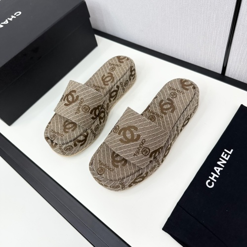 Wholesale Chanel Slippers For Women #1236723 $85.00 USD, Wholesale Quality Replica Chanel Slippers