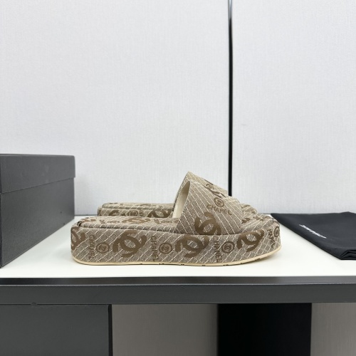 Replica Chanel Slippers For Women #1236723 $85.00 USD for Wholesale