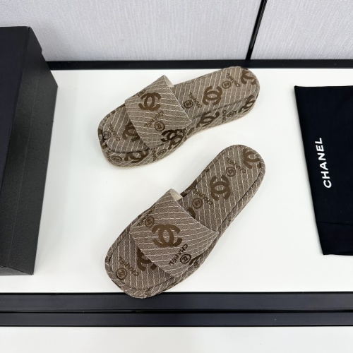 Replica Chanel Slippers For Women #1236723 $85.00 USD for Wholesale