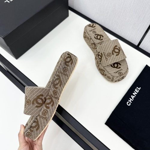 Replica Chanel Slippers For Women #1236723 $85.00 USD for Wholesale