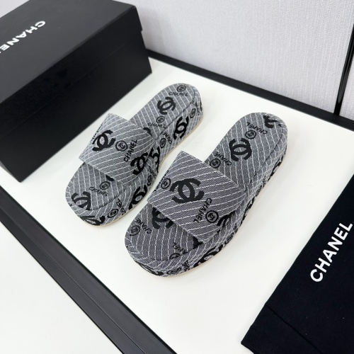 Wholesale Chanel Slippers For Women #1236724 $85.00 USD, Wholesale Quality Replica Chanel Slippers