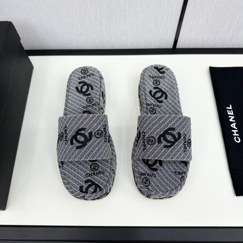 Replica Chanel Slippers For Women #1236724 $85.00 USD for Wholesale