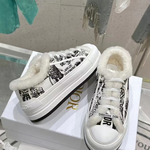 Replica Christian Dior Casual Shoes For Women #1236737 $102.00 USD for Wholesale