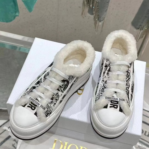 Replica Christian Dior Casual Shoes For Women #1236737 $102.00 USD for Wholesale