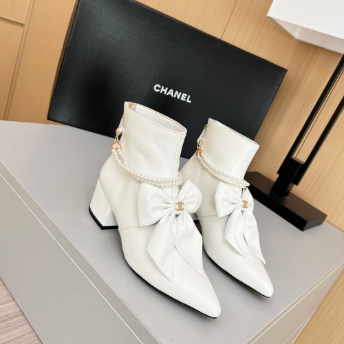 Replica Chanel Boots For Women #1236741 $115.00 USD for Wholesale