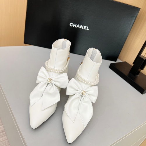 Replica Chanel Boots For Women #1236741 $115.00 USD for Wholesale