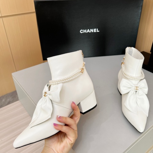 Replica Chanel Boots For Women #1236741 $115.00 USD for Wholesale