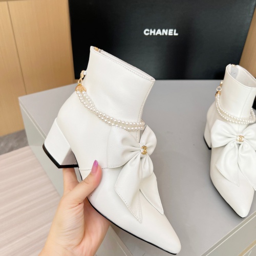 Replica Chanel Boots For Women #1236741 $115.00 USD for Wholesale