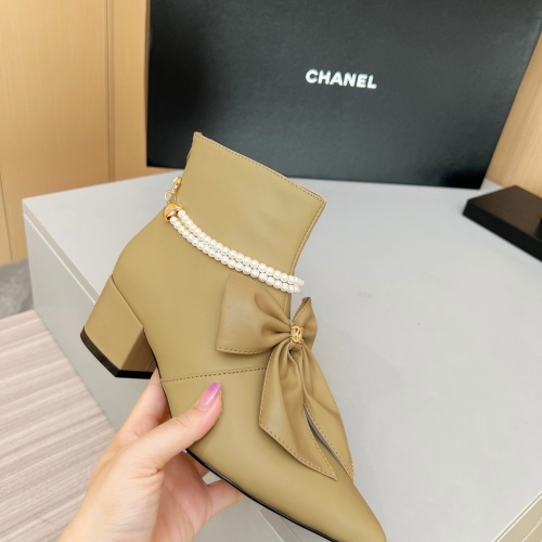 Replica Chanel Boots For Women #1236742 $115.00 USD for Wholesale