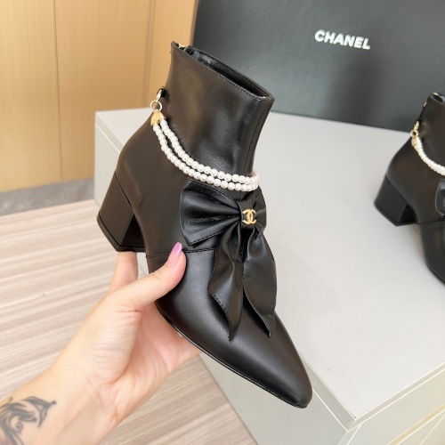 Replica Chanel Boots For Women #1236743 $115.00 USD for Wholesale