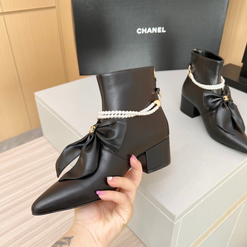 Replica Chanel Boots For Women #1236743 $115.00 USD for Wholesale