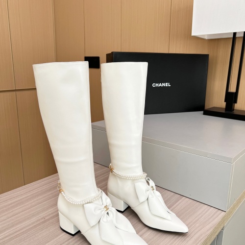 Replica Chanel Boots For Women #1236745 $150.00 USD for Wholesale