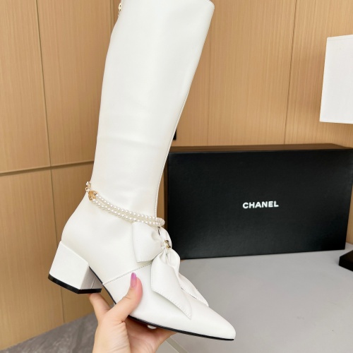 Replica Chanel Boots For Women #1236745 $150.00 USD for Wholesale