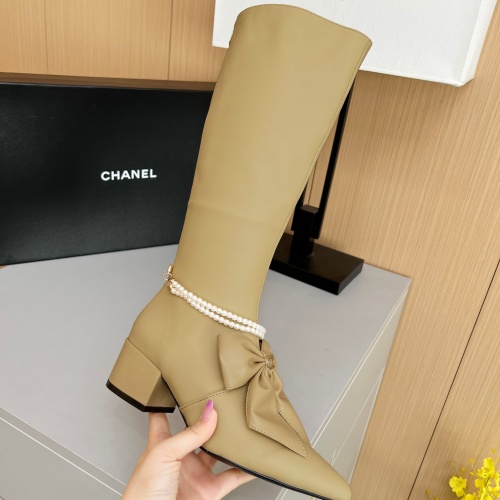 Replica Chanel Boots For Women #1236747 $150.00 USD for Wholesale