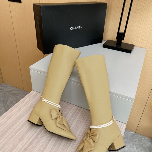 Replica Chanel Boots For Women #1236747 $150.00 USD for Wholesale