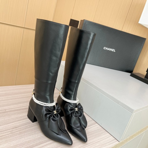 Replica Chanel Boots For Women #1236748 $150.00 USD for Wholesale