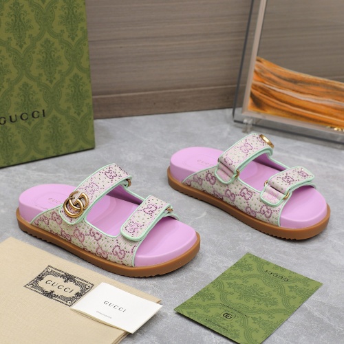 Replica Gucci Slippers For Women #1236756 $112.00 USD for Wholesale