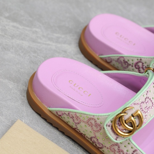 Replica Gucci Slippers For Women #1236756 $112.00 USD for Wholesale