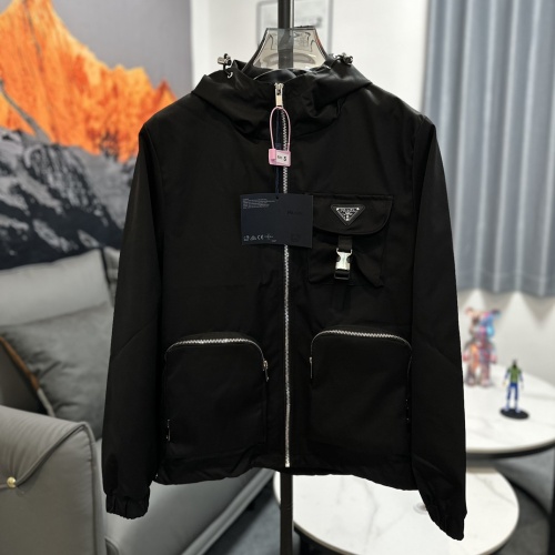 Wholesale Prada Jackets Long Sleeved For Unisex #1236769 $80.00 USD, Wholesale Quality Replica Prada Jackets