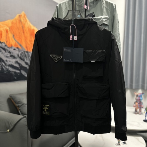 Wholesale Prada Jackets Long Sleeved For Unisex #1236782 $85.00 USD, Wholesale Quality Replica Prada Jackets