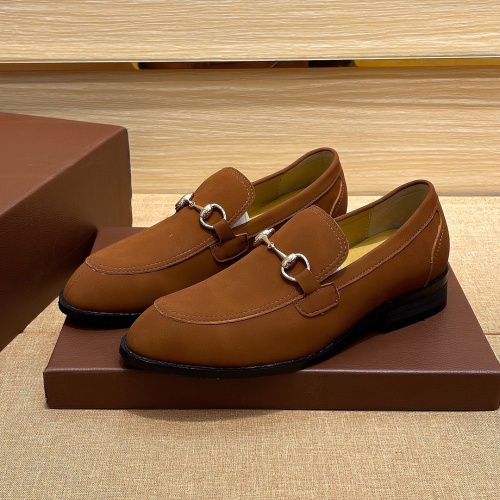 Wholesale Salvatore Ferragamo Leather Shoes For Men #1236847 $76.00 USD, Wholesale Quality Replica Salvatore Ferragamo Leather Shoes