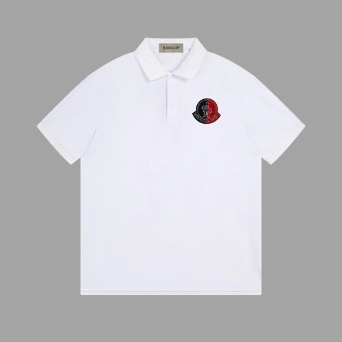 Wholesale Moncler T-Shirts Short Sleeved For Men #1236870 $42.00 USD, Wholesale Quality Replica Moncler T-Shirts