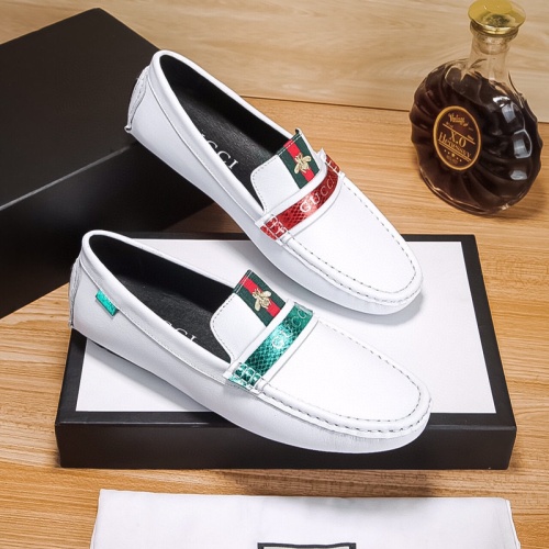 Replica Gucci Oxfords Shoes For Men #1236885 $72.00 USD for Wholesale