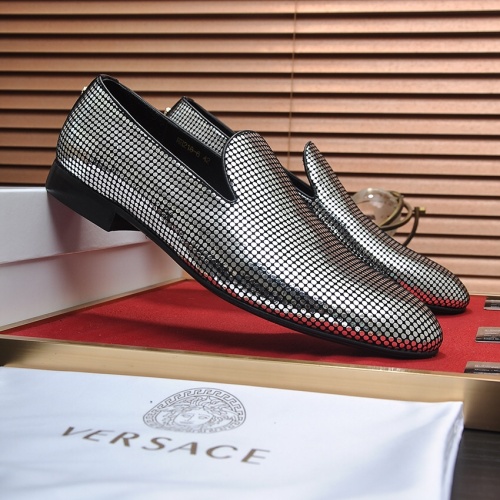 Replica Versace Leather Shoes For Men #1236922 $85.00 USD for Wholesale