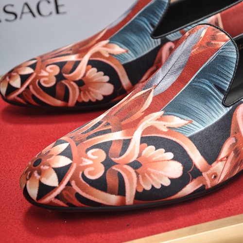 Replica Versace Leather Shoes For Men #1236927 $85.00 USD for Wholesale