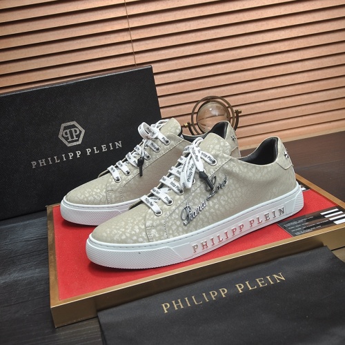 Wholesale Philipp Plein PP Casual Shoes For Men #1236945 $80.00 USD, Wholesale Quality Replica Philipp Plein PP Casual Shoes