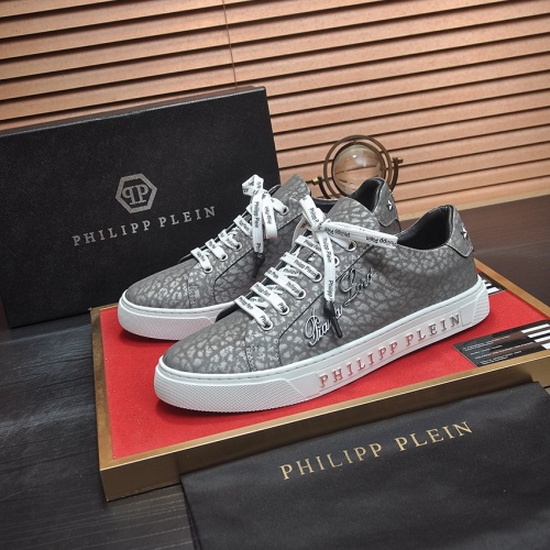 Wholesale Philipp Plein PP Casual Shoes For Men #1236948 $80.00 USD, Wholesale Quality Replica Philipp Plein PP Casual Shoes